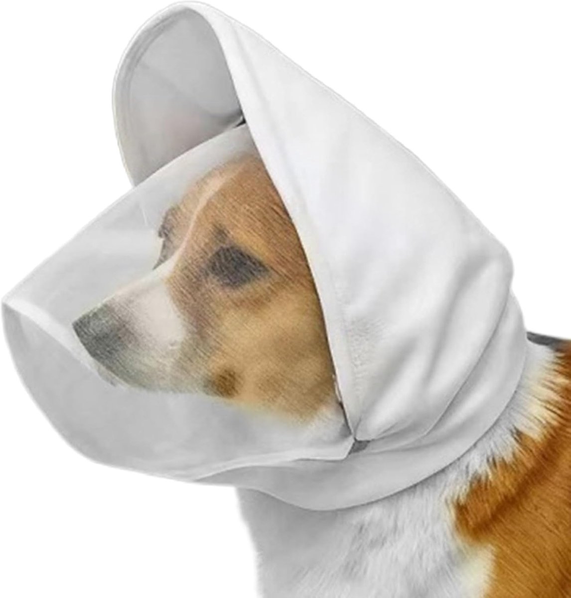 Huisdiergezichtsmasker - Hondengezichtsmasker - Lichtgewicht en ademend - Hoofdbescherming - Hoofdbescherming voor buitenactiviteiten, geschikt voor grote honden en puppy's tijdens rotsklimmen, kamperen, wandelen, training, enz., maat L