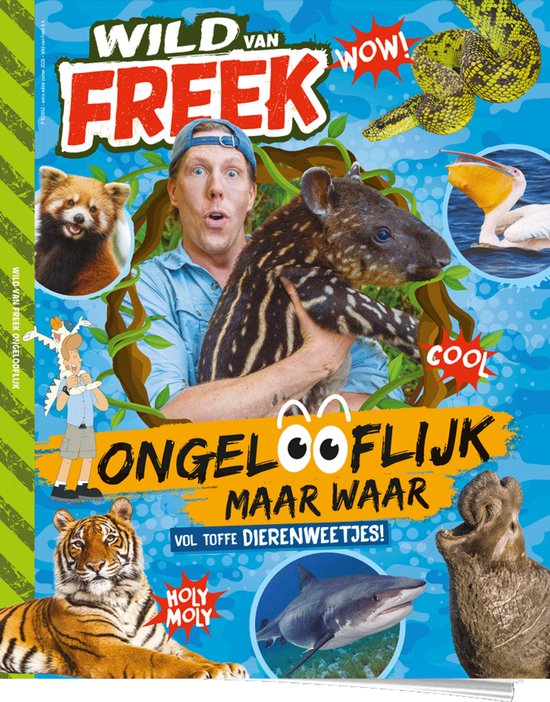 Wild van Freek Vakantieboek 2026 - Ongelooflijk Maar Waar - Voor kinderen