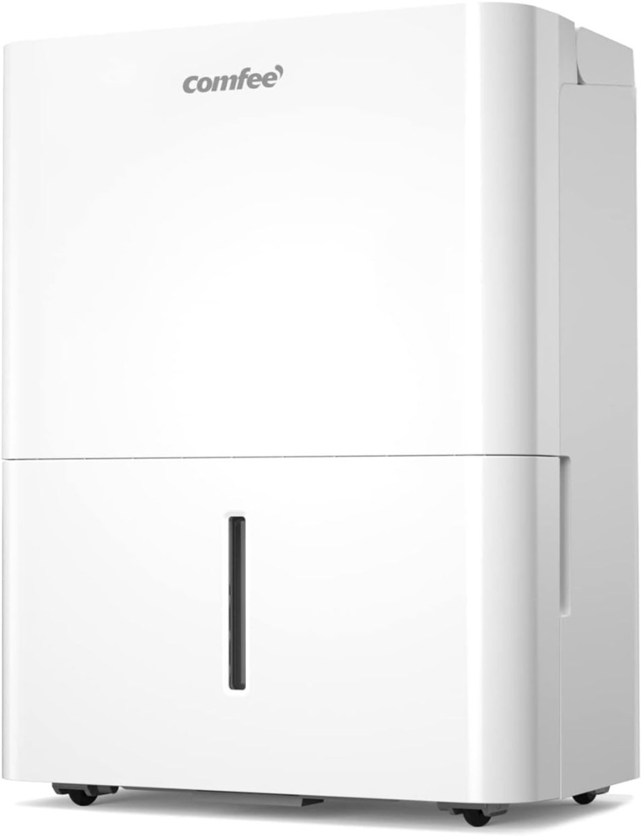 QUOVO® Ontvochtiger Kelder - Vochtvreter - Ontvochtiger Huis- Wit- 15cm x 35cm x 51cm