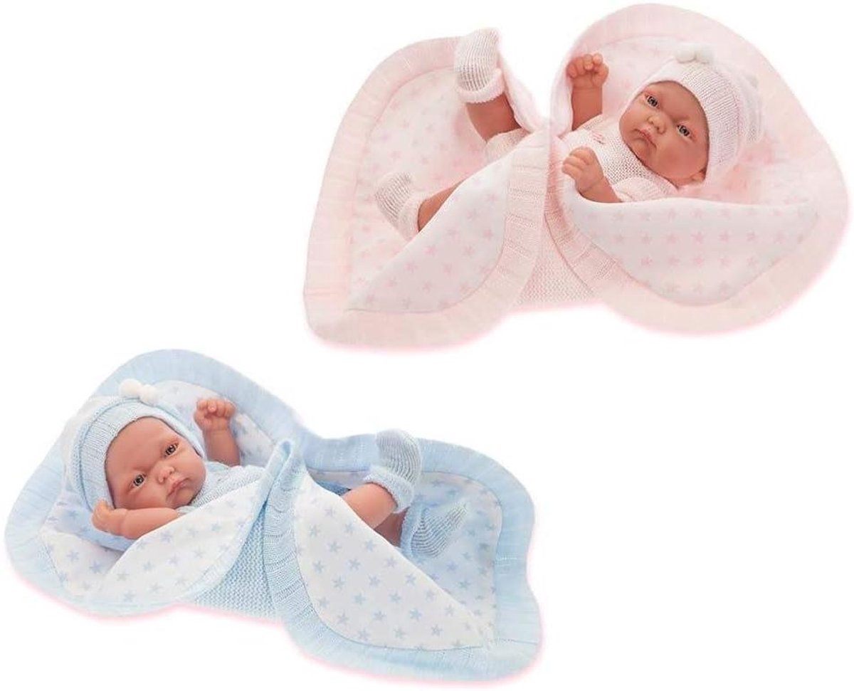 Zachte Pop - Babypop Speelgoed - Kinderspel - Zacht Lichaam - 26 cm - Roze
