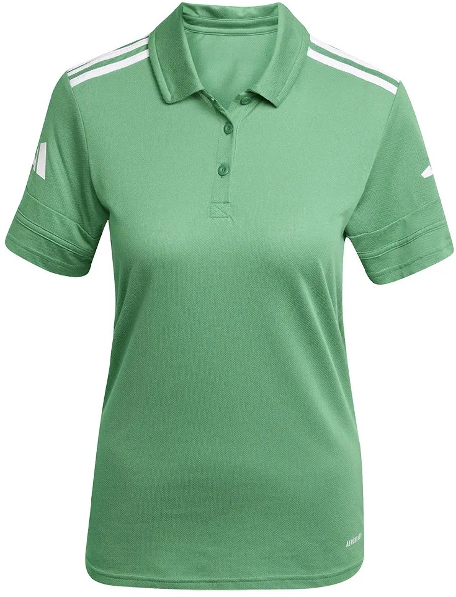 Adidas Squadra 25 Cotton Korte Mouw Poloshirt Regular Vrouw Groen