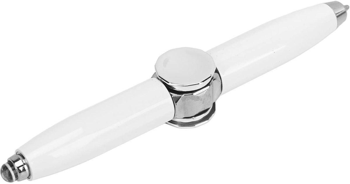 JHUBERS - Fidget Pen Spinner Pen - Stressverlichting - Multifunctioneel - LED Licht - Balpen - Geschikt voor Volwassenen en Kinderen - 14,7 x 4,5 x...