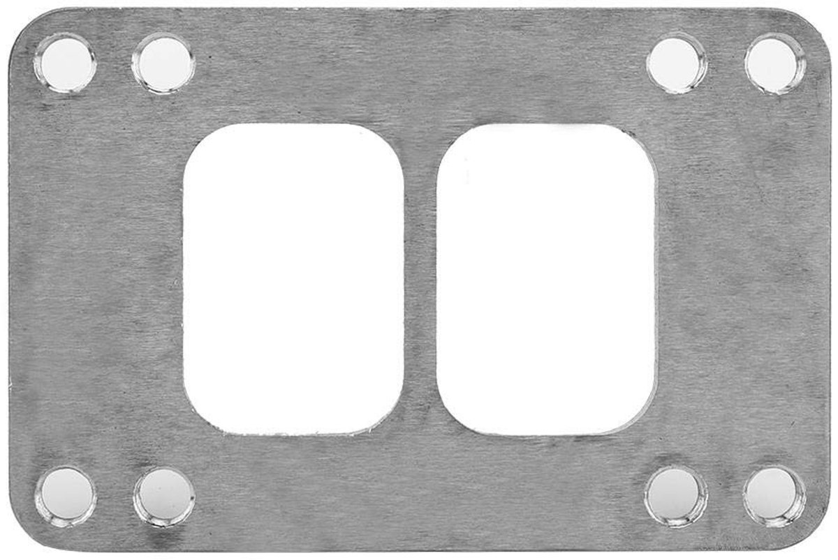 Dailygoods - Turbolader flens - Roestvrij staal - Universele accessoires - Geschikt voor T6 naar T4 - Turboverdeler flens - 8 gaten
