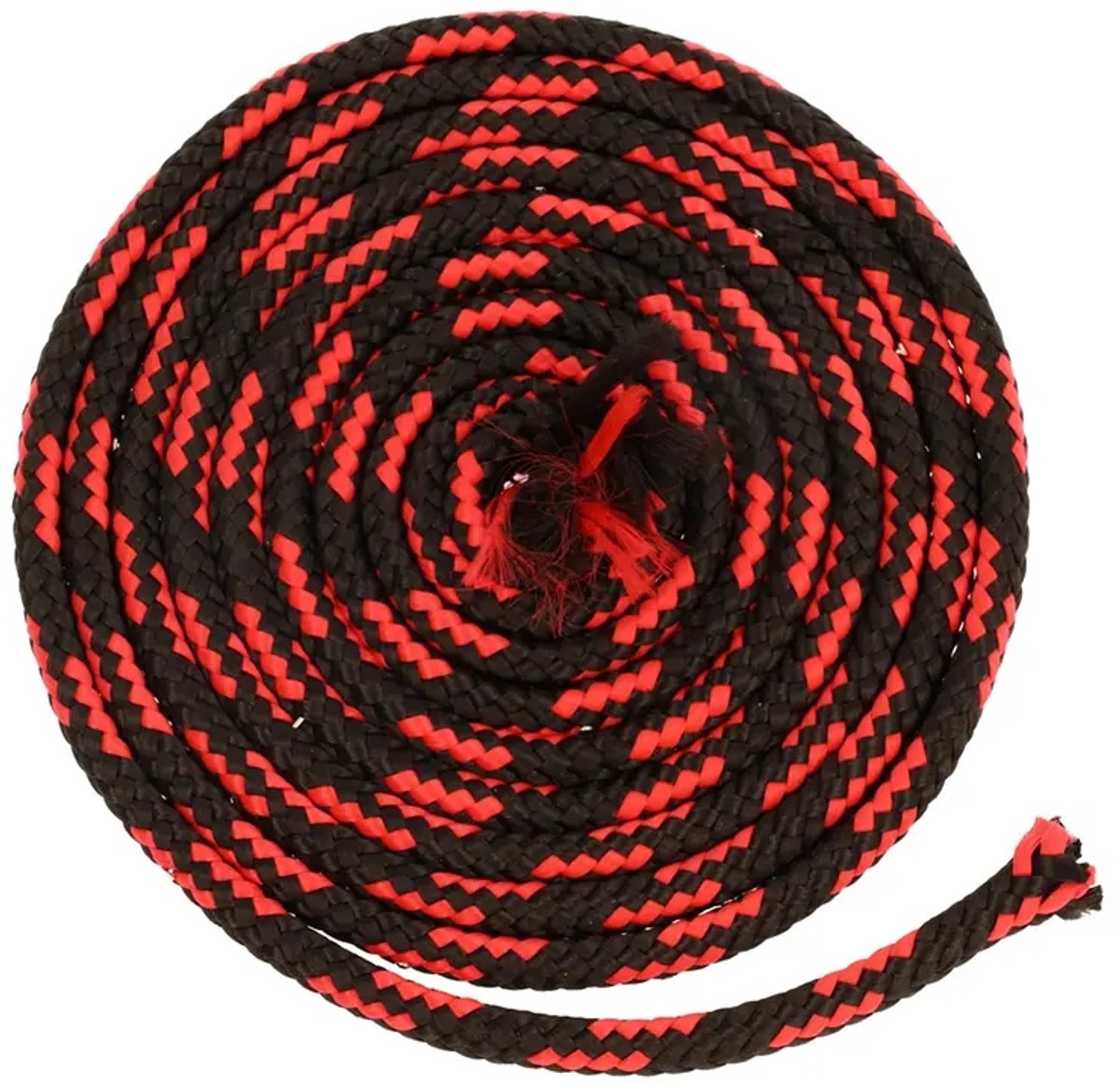 Sterke 6mm PP Touw Zwart-Rood 600kg - 20 Meter