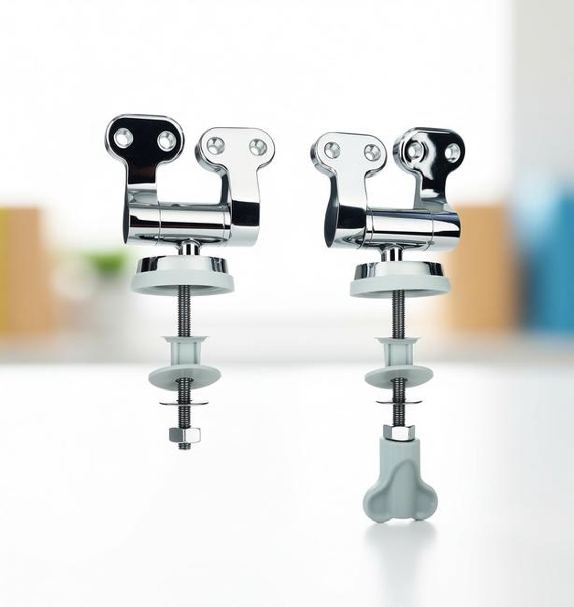 Maison Elara Chrome WC-bril bevestigingsschroeven voor langzame sluiting