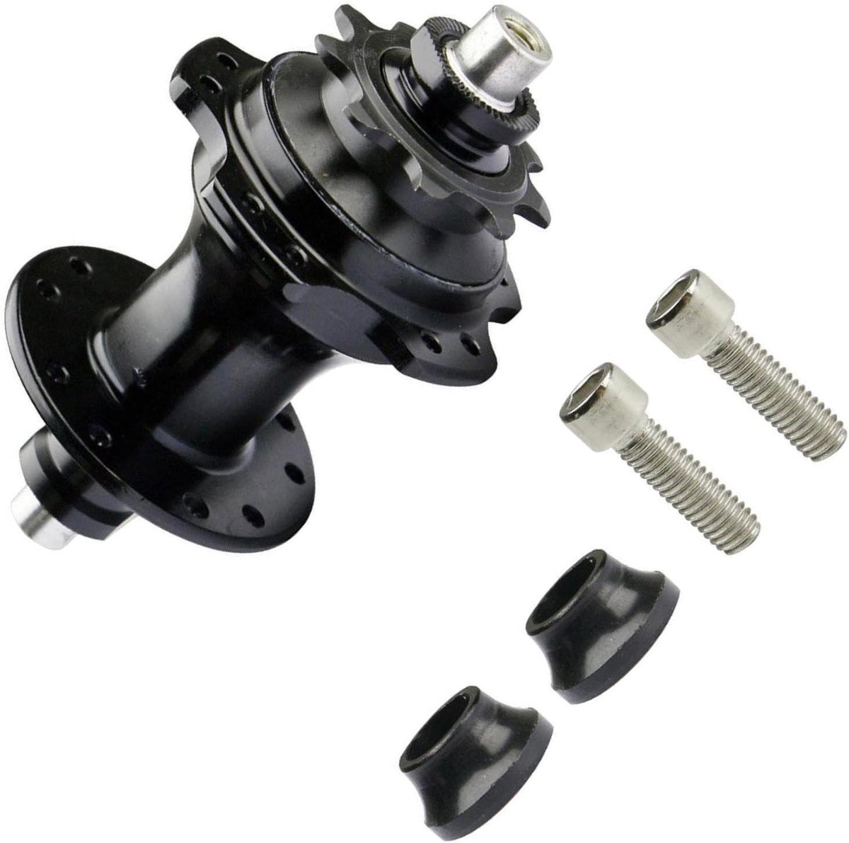 Fietsnaaf Achteraan - Onderdelen Set - Mountainbiken - Duurzame Aluminium Legering - 20 Gaten - Zilver