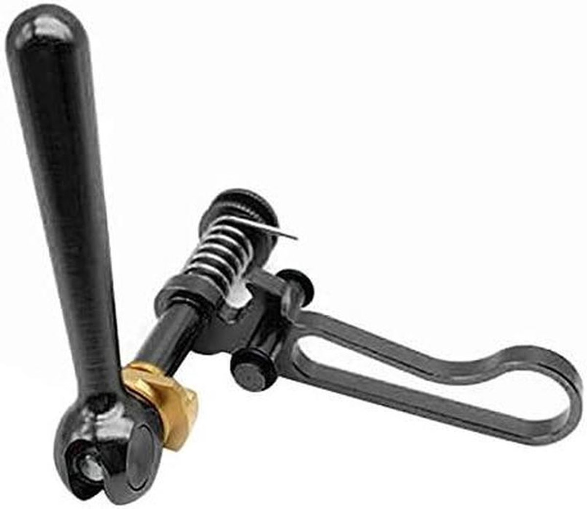Fiets Zadelpen Klem - Vouwfiets Onderdeel - Fiets Zadel Verstellen - Lichtgewicht Titanium - 9 x 7 x 7 cm