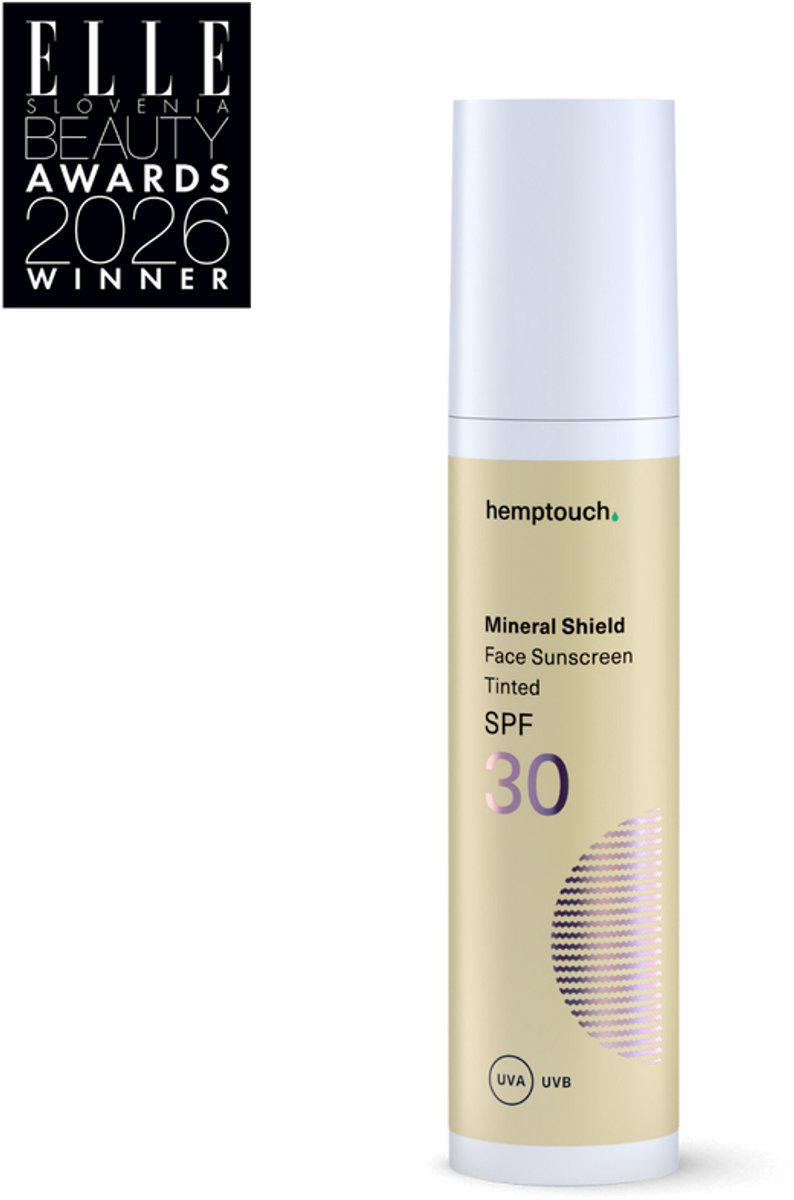 Hemptouch - Gezicht Zonnebrandcreme - Mineral Shield - Face Sunscreen - SPF 30 - Tinted - 50ml