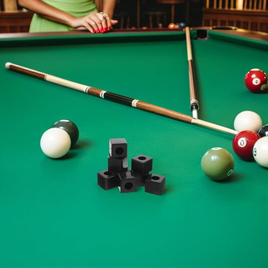 Krijthouders Biljart - Snooker Accessoires - Spel Onderhoud - Effectieve Bescherming - 20 Stuks - Zwart — afbeelding 3