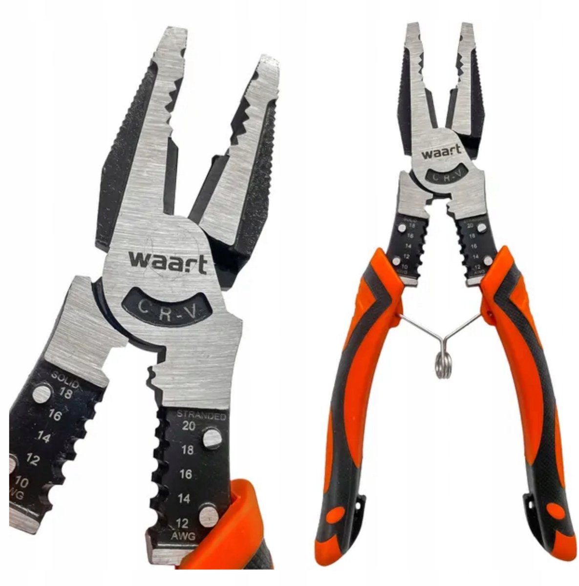 Waart Multifunctionele Combinatietang 215mm - Krachtig & Ergonomisch