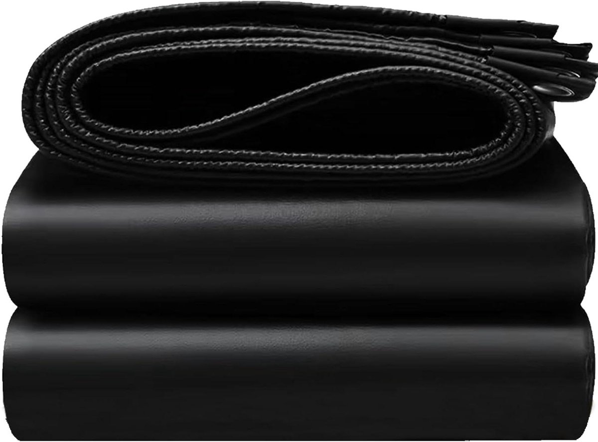 Buitenzeil - Dekzeil Oogjes - Bescherming Tuin - Waterdicht UV-bestendig - 2 x 2 m - Zwart