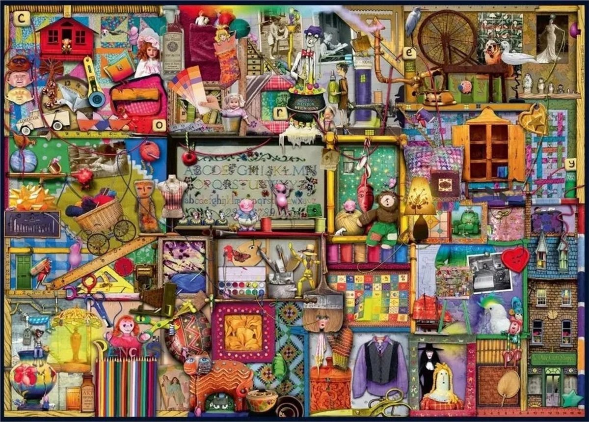 Ravensburger Puzzel 1000 Stukken - Unieke Ladekast