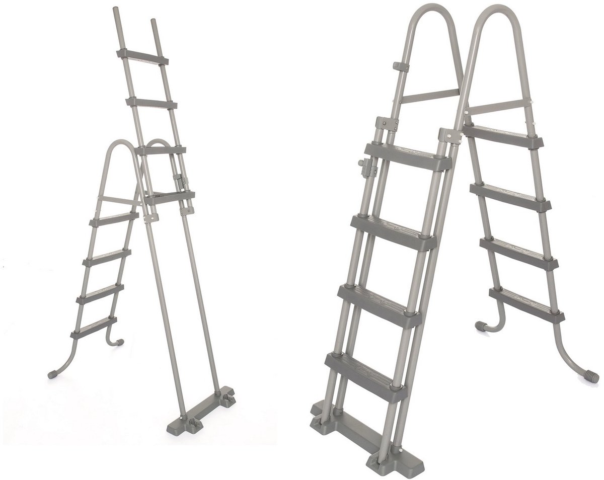 Bestway Zwembadladder Flowclear met 4 treden 122 cm