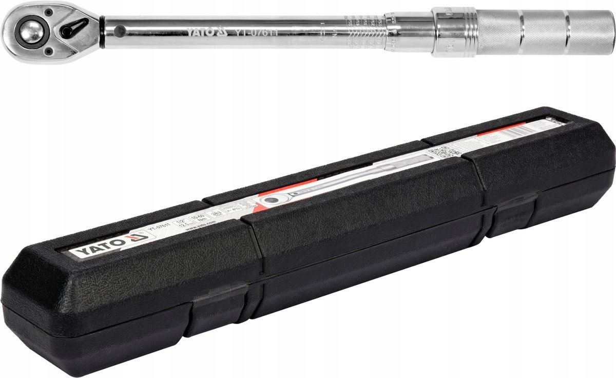 Yato Momentsleutel 1/2" 10-60 Nm met Blokkeerfunctie