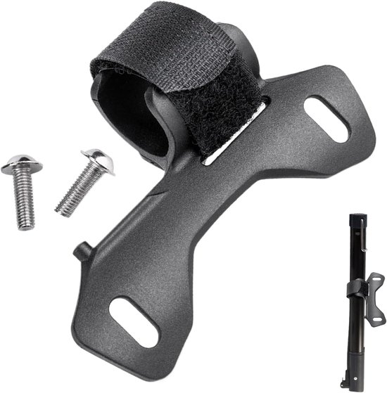 Fietspomp Clip - Pomp Houder - Fiets Onderhoud - Slijtvast Materiaal - 22 mm Diameter - Zwart — afbeelding 5