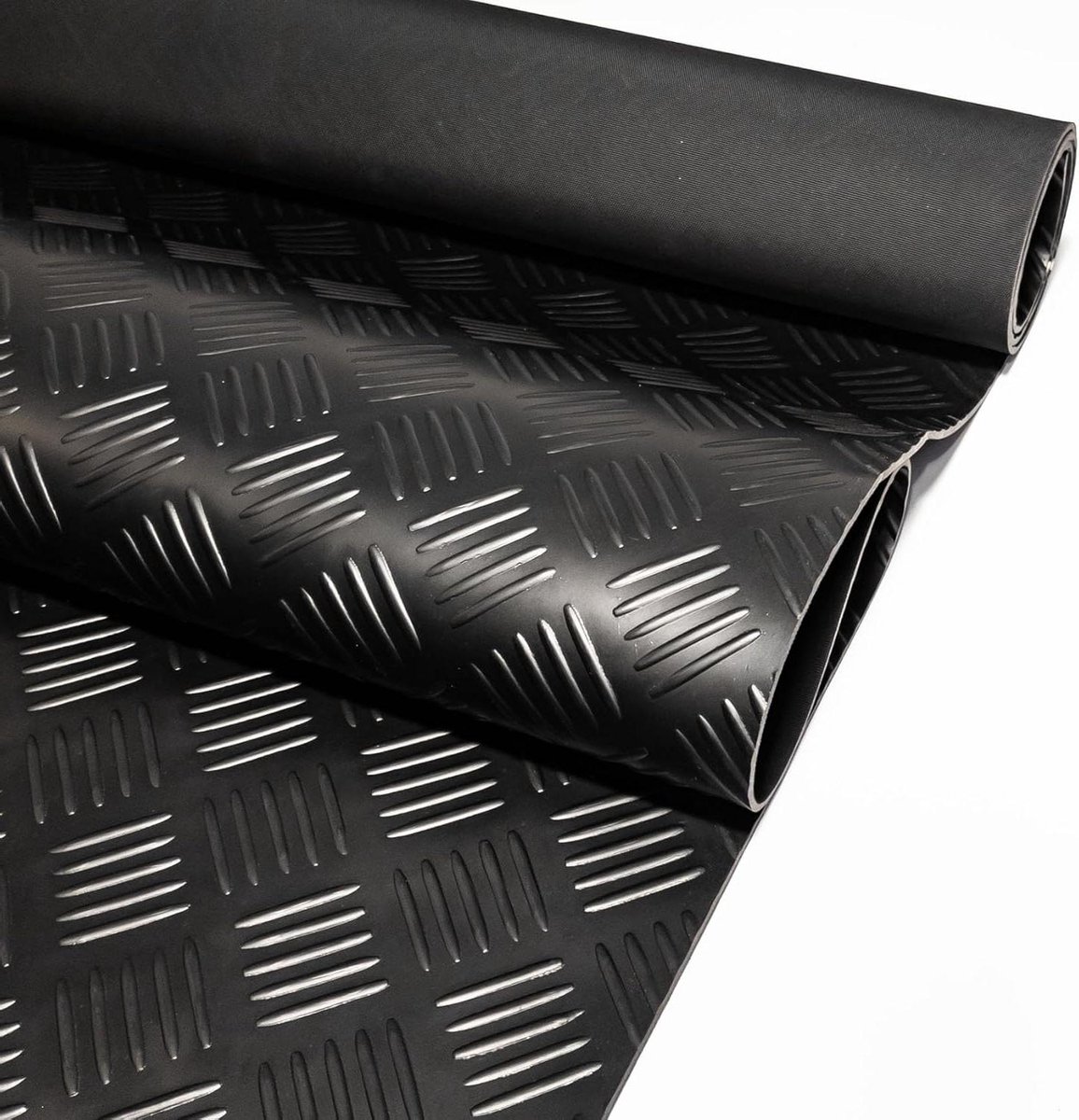 Rubberen Beschermmat - Vloerbedekking Runner - Vloer Beschermen - Antislip Ribbelplaat - 1