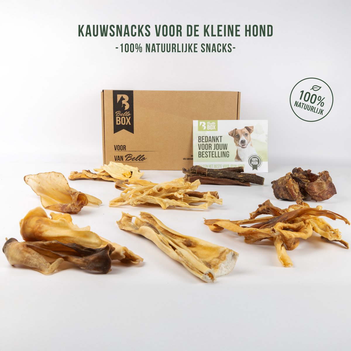 Bellobox Hondensnacks Small Doorbijtersbox – Kauwsnacks Kleine Honden