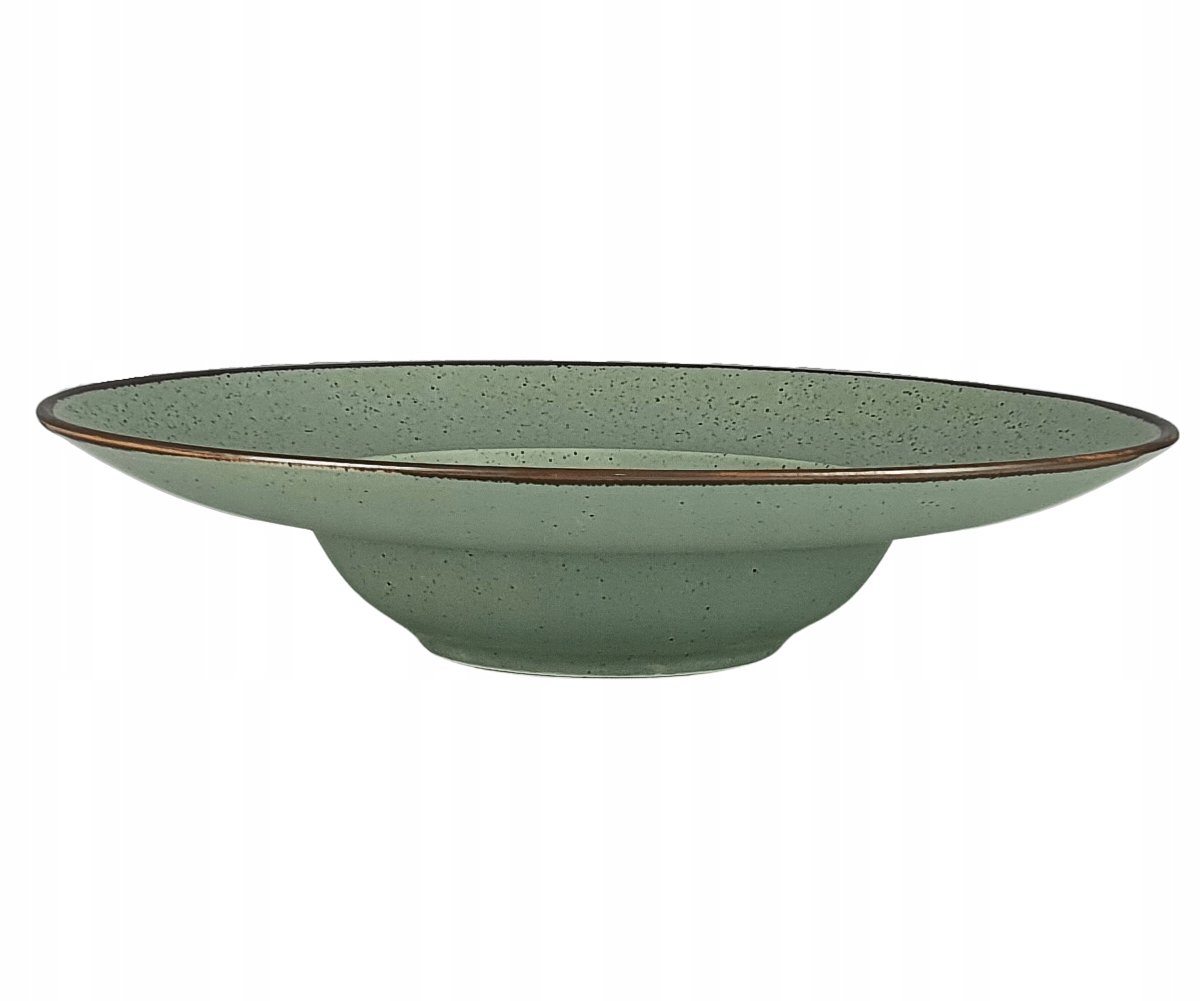 Bogucice Circus Groen Diep Bord Pasta 28 cm Groen Porselein