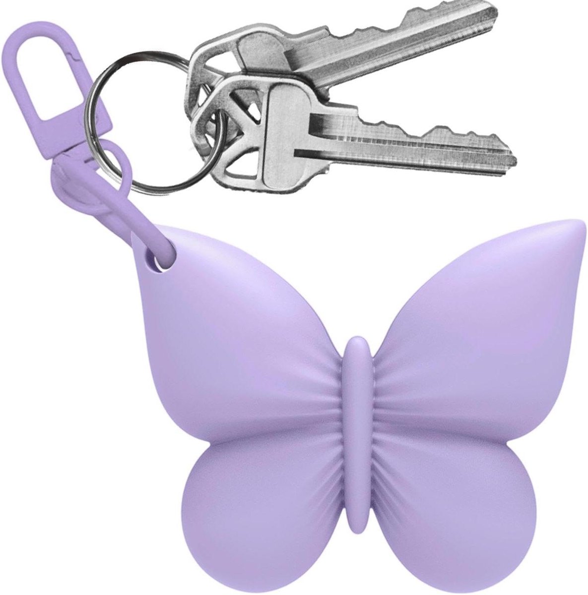 Lipgloss Houder - Sleutelhanger Accessoire - Lipbalsem Meenemen - Zachte Siliconen - Vlindervorm - Niet gespecificeerd