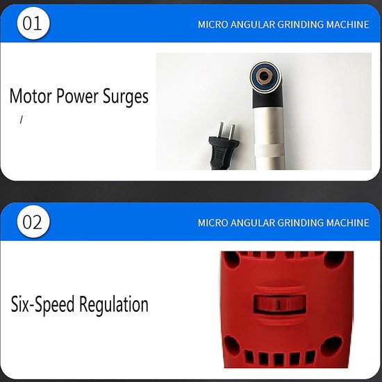 Elektrische Voegenreiniger - Tegelreiniger Krachtig - Voegen Verbeteren - 500W Koper Motor - 6 Snelheden - Grijs — afbeelding 5