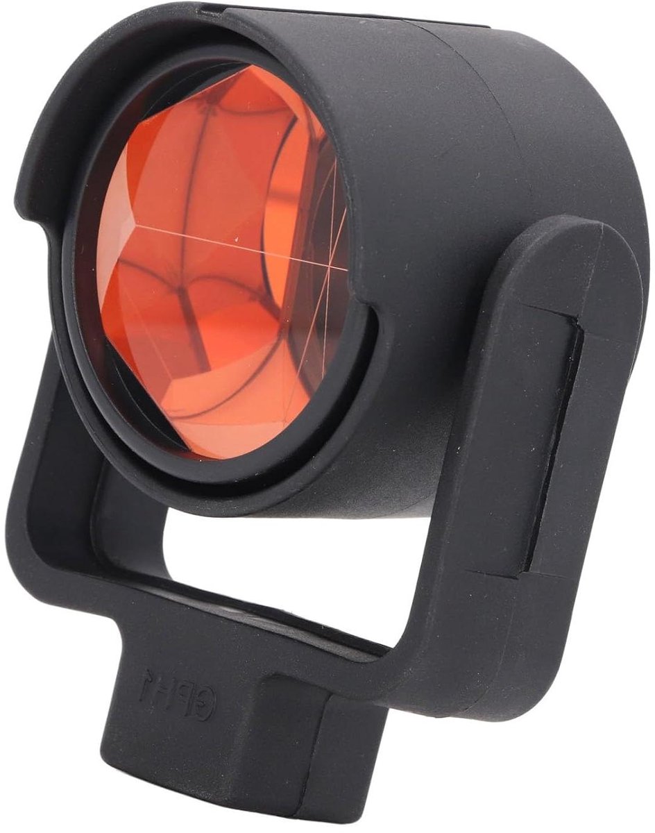 Landmeetkundig Prisma - Reflecterende Lens - Nauwkeurig Meten - Koper Gecoat - Prismaconstante 0 Mm - Zilver