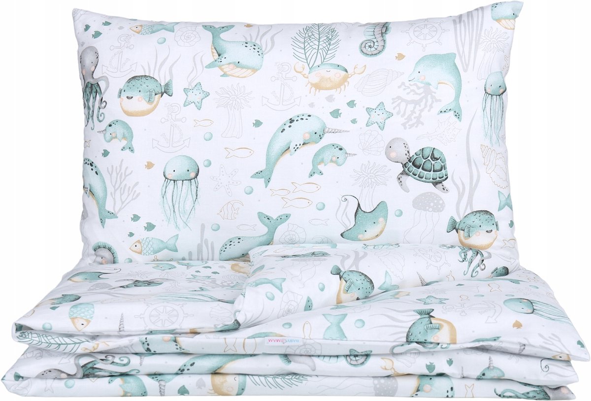 Babymam Kinderbedikant Beddengoedset 2-delig 120x90cm Katoen