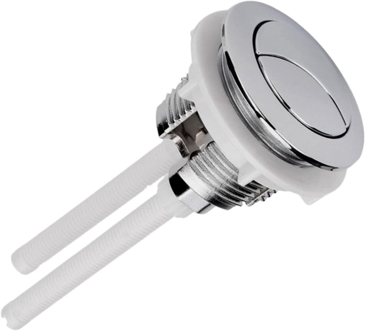 Toiletknop Vervanging - Spoelknop Tank - Toilet Reparatie - Dubbele Perstechniek - 38 mm Diameter - Universeel