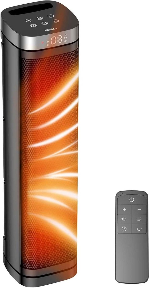 Kamerverwarmer Ventilator - Keramische Kachel - Snelle Ruimte Verwarming - Met Thermostaat