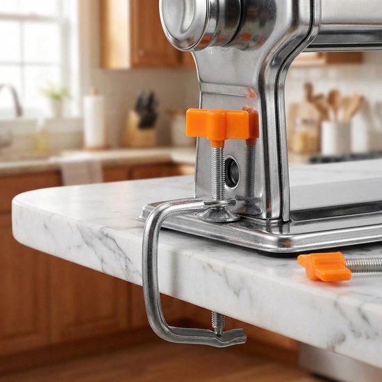 Pastamachine Klemmen - Reparatieset - Thuis Pasta Maken - Universele Compatibiliteit - 2 Sets - Oranje — afbeelding 3