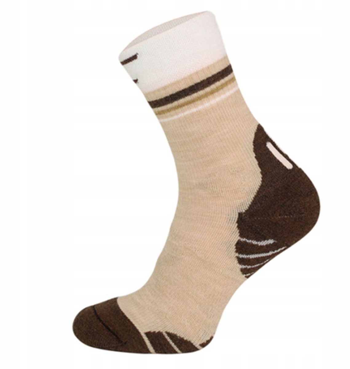 Comodo Trekkingsokken Merino Wol 35-38 Woestijnbruin