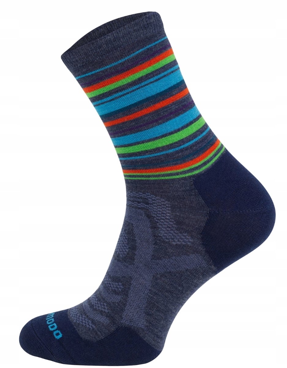 Comodo Merino Wandelsokken Jeans 39-42 70% Wol Blauw