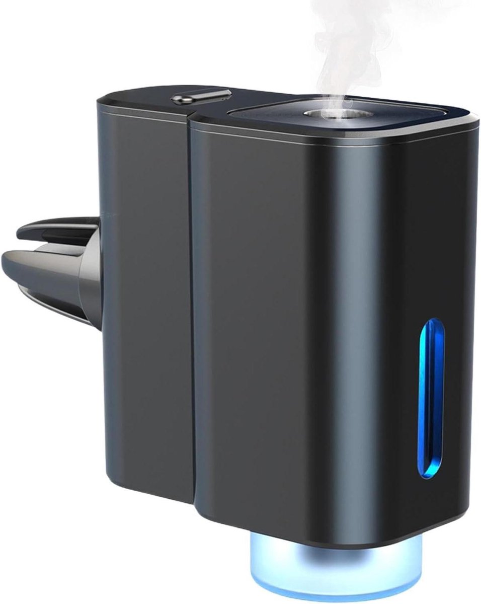 Auto Verfrisser - Luchtverfrisser Auto - Frisse Rijervaring - Real-time Luchtbewaking - 20 x 12 x 4 cm - Metaal
