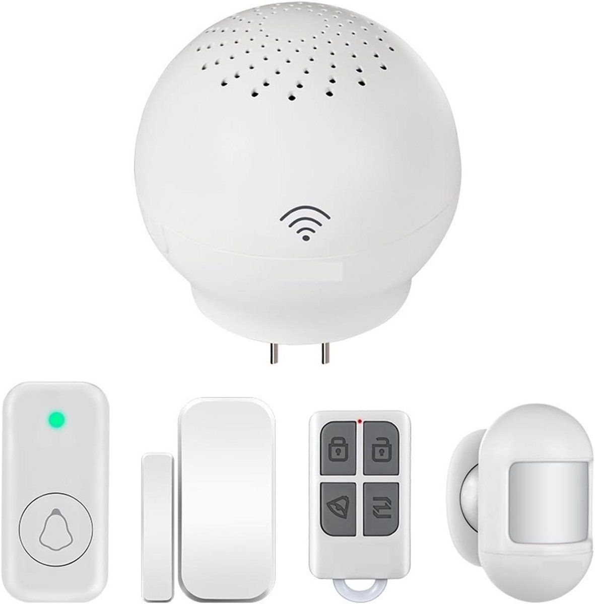 Slimme Deurbel - WiFi Alarm - Huis Beveiligen - 100 Meter Bereik - 52 Beltonen - Zwart
