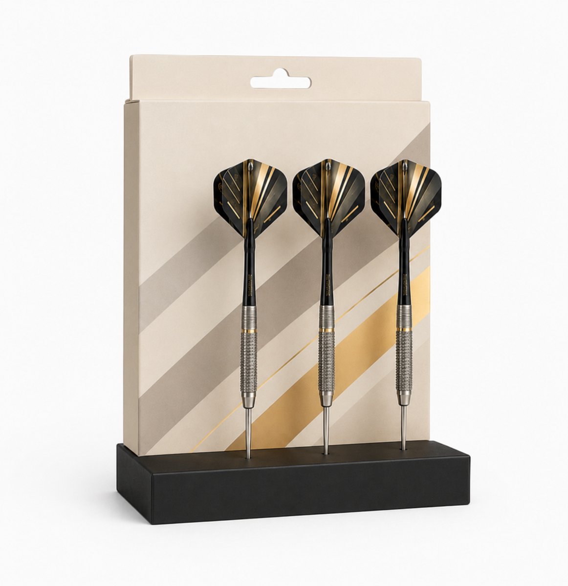 Dartpijl en Case Display - Dartpijl Houder Standaard - 3 Pijlen - Pijlhoes houder - Dartpijl Display - Darts Cadeau - Zwart