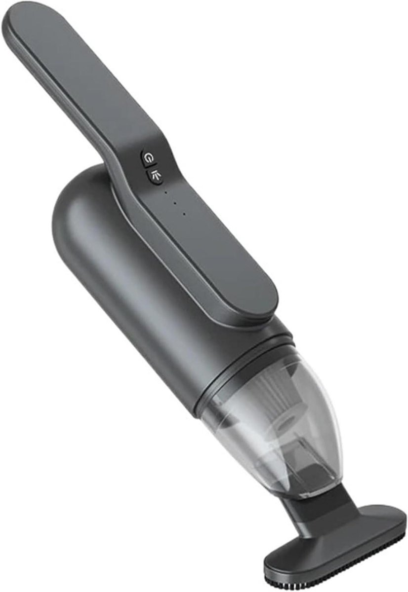 Draagbare Stofzuiger - Mini Reiniger - Snelle Schoonmaak - UV Sterilisatie - 31 cm Lengte - Zwart