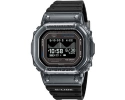 Casio G-Shock GBX-H5600-1ER G-Squad Heren Horloge Transparant/Zwart Digitaal - Bluetooth Solar - Schokbestendig - 20 ATM Waterdicht - Wereldtijd