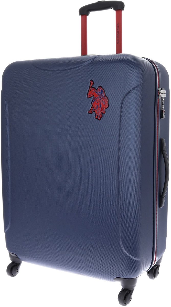 U.S. POLO ASSN. trolley NewLeader Hard Case Trolley Blue donkerblauw 75cm