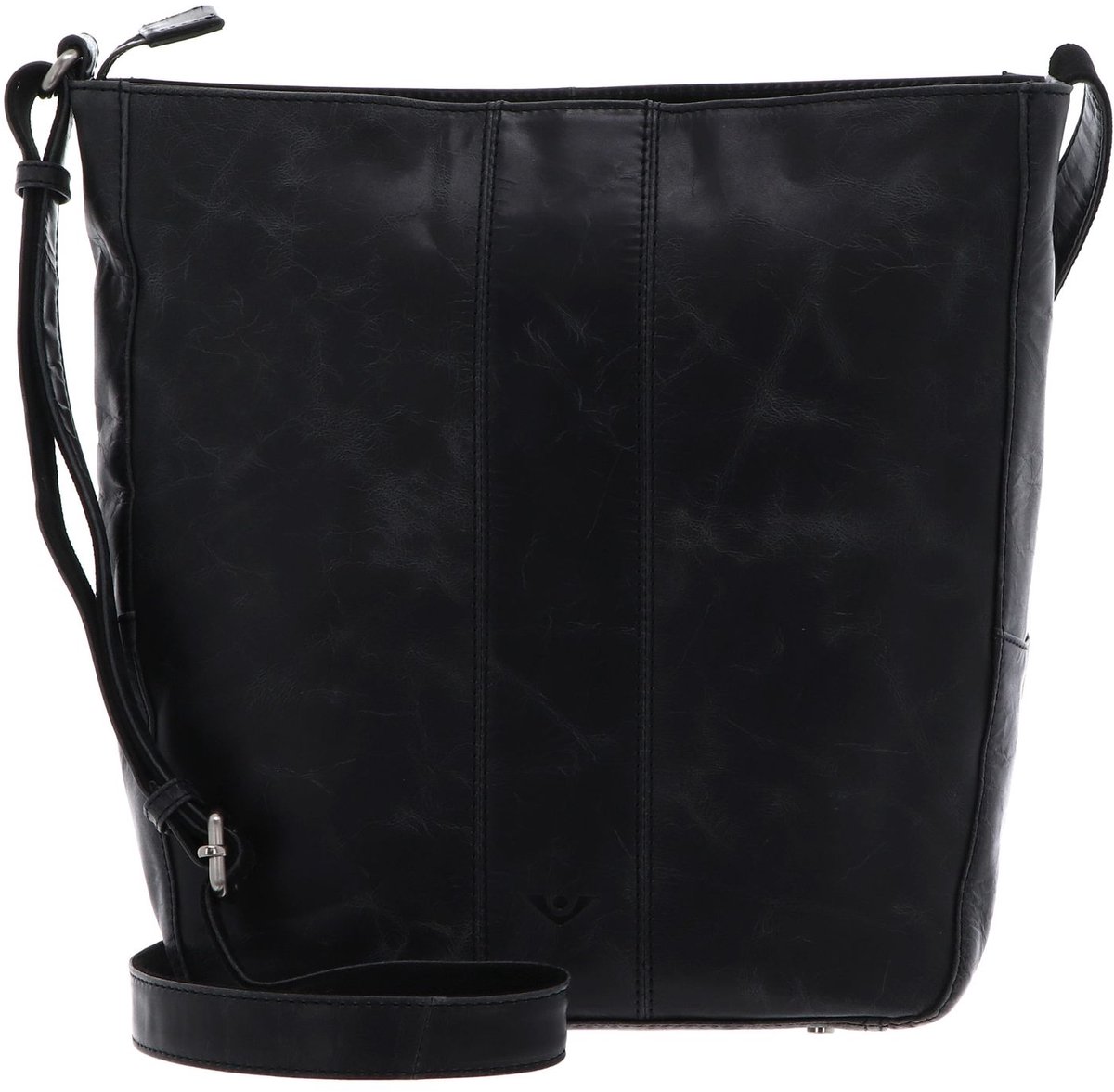 VOi Leren schoudertas City Cowboy Ceren Crossbody Bag Black zwart