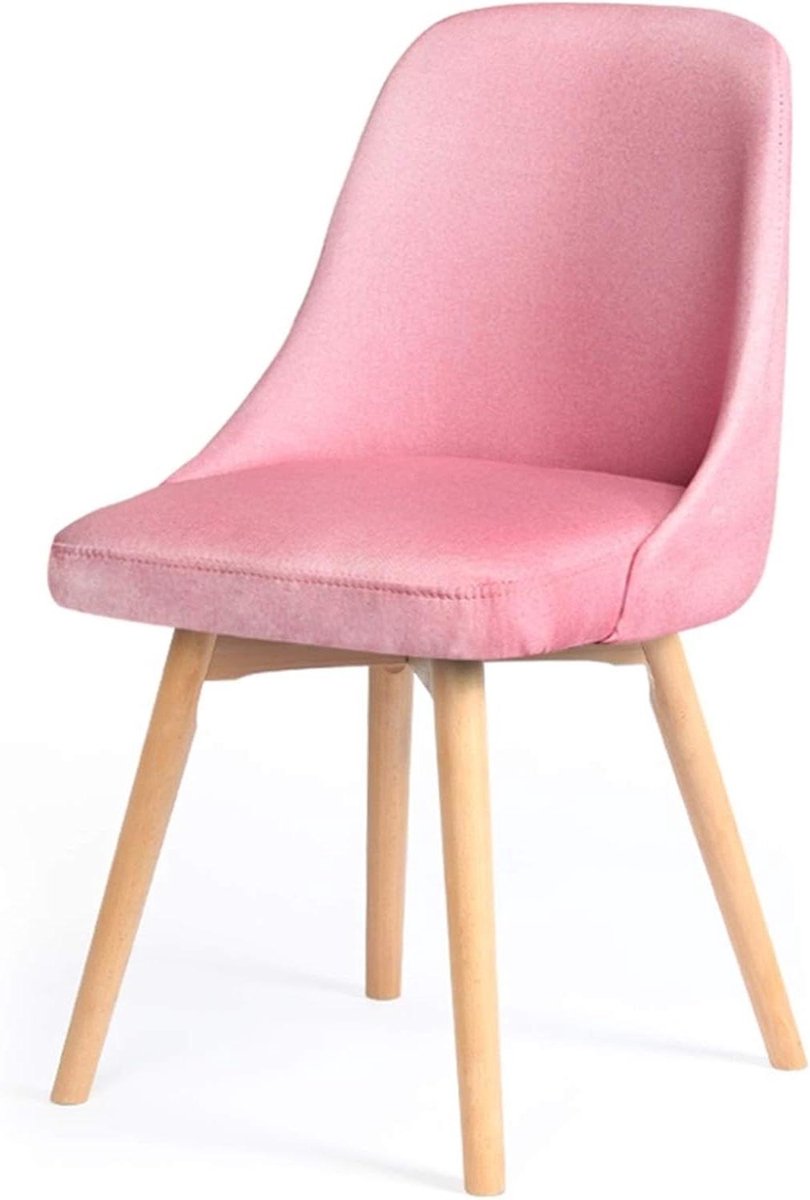 Eetkamerstoelen - Keukenstoelen - Moderne inrichting - Massief houten poten - N.v.t. - Roz