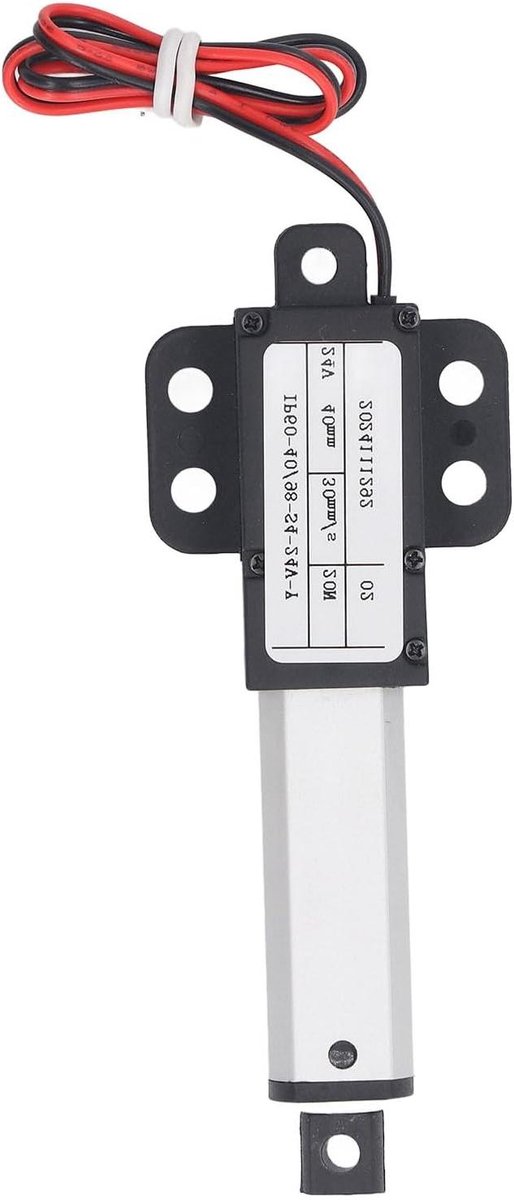 Lineaire Actuator - Motor Lineair - Automatisering Projecten - Waterdicht IPX4 - 50mm Slag - Zilver