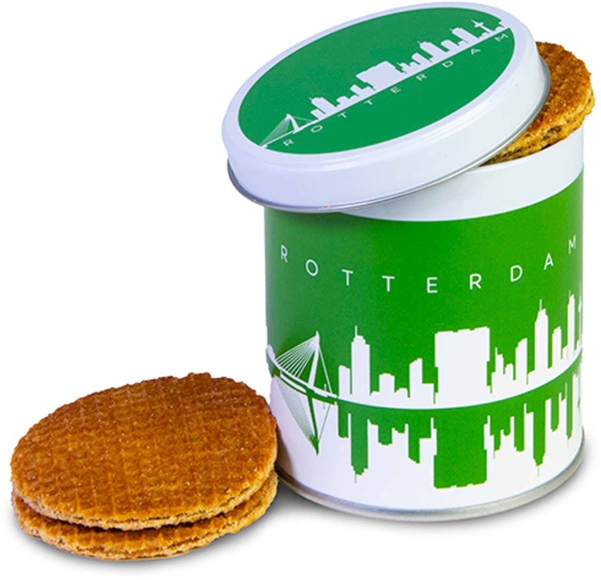 Rotterdams blik met stroopwafels