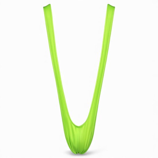 Allecto - Grappig party herenbadpak - Mankini - Hoog gesneden
