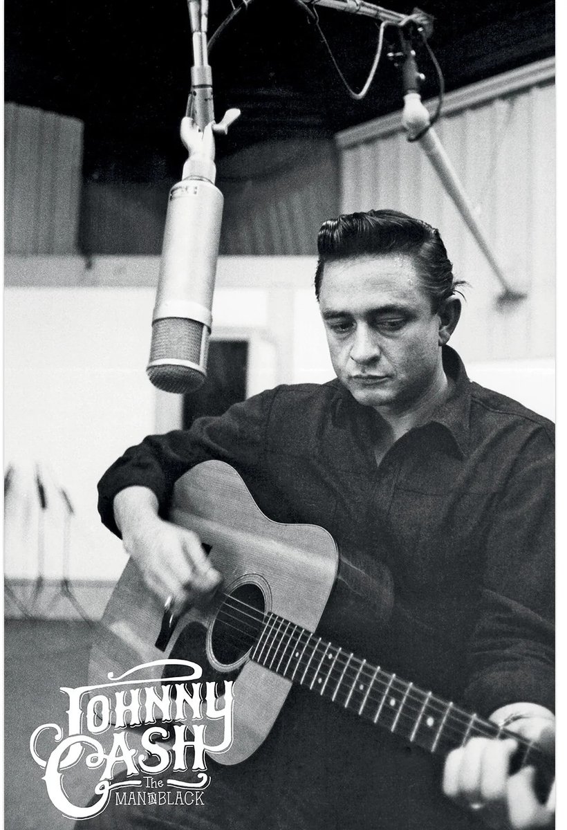 Johnny Cash poster - Man in black - gitaar - muziek - 61 x 91.5 cm