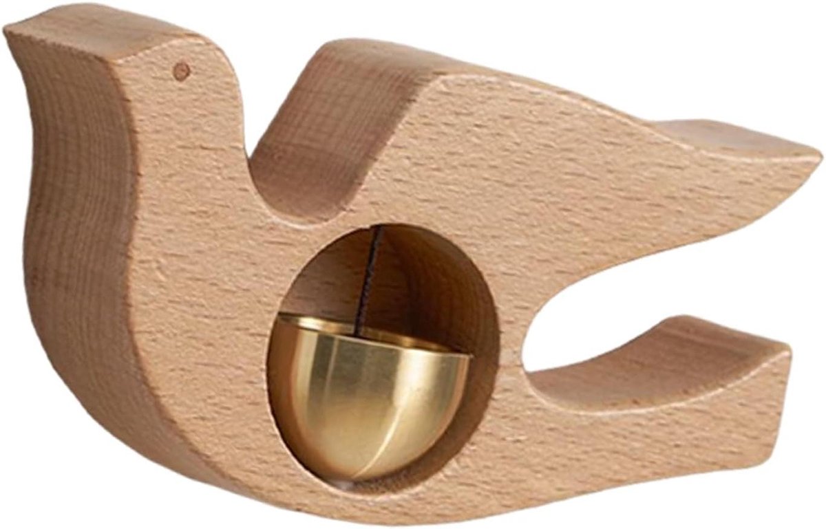 Magnetische Deurbel - Dierenvorm Bel - Entree Decoratie - Handgemaakt Vakmanschap - 12x7x3cm - Duif