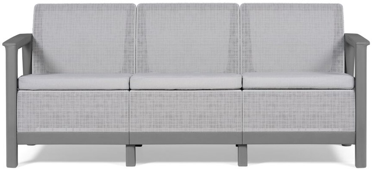 Keter Scandi Linea 5-zits Loungeset - Lichtgrijs thumbnail 6