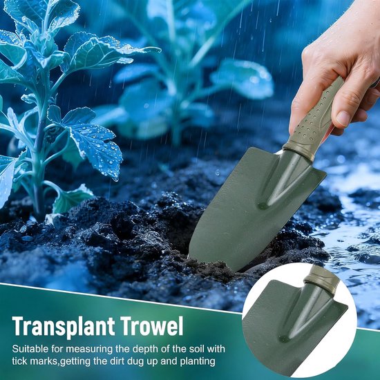 Tuingereedschap Set - Tuinieren Handgereedschap - Planten en Graven - Stevig Ijzer Materiaal - 26 x 17 x 9 cm van Tuingereedschap. — afbeelding 4