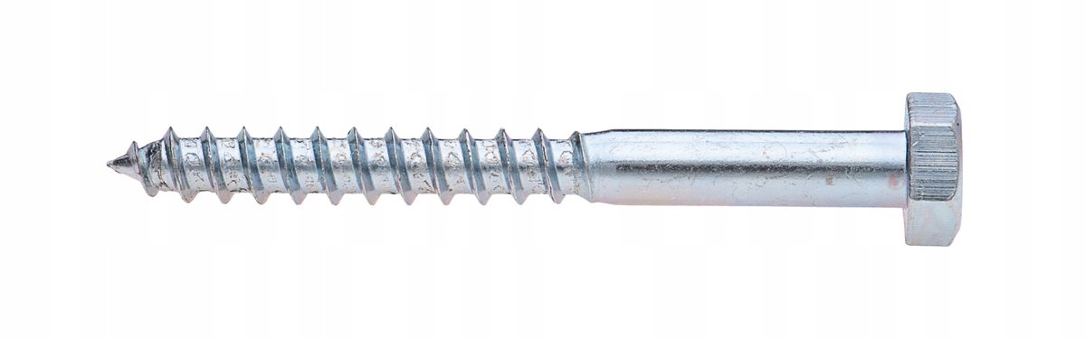 Verzinkte houtschroeven met zeskantkop - 6x40mm - 2,5kg