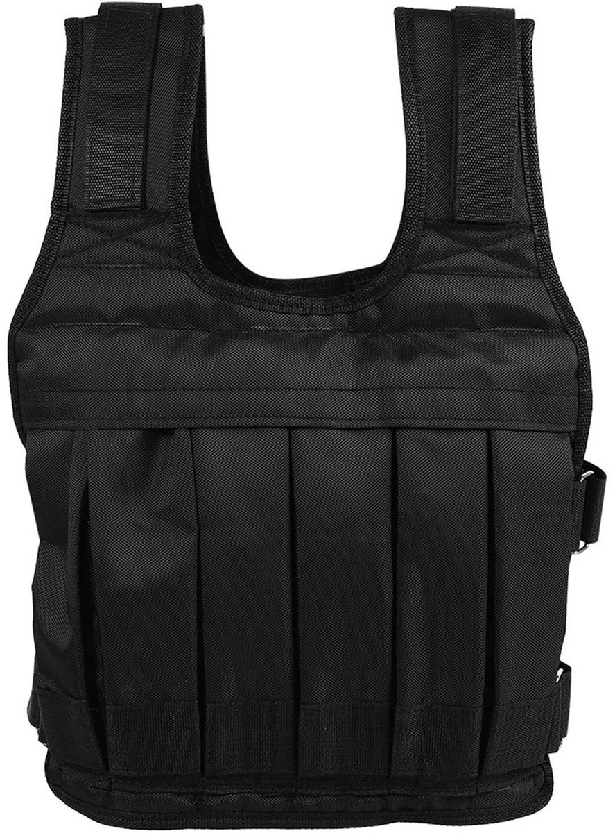 BRENZOOS- Gewichtsvest 50kg Heavy Duty - Krachttrainingsvest - Trainingsvest Heren/Dames - Verstelbaar - Outdoor Uitrusting - Comfortabel en Betrouwbaar