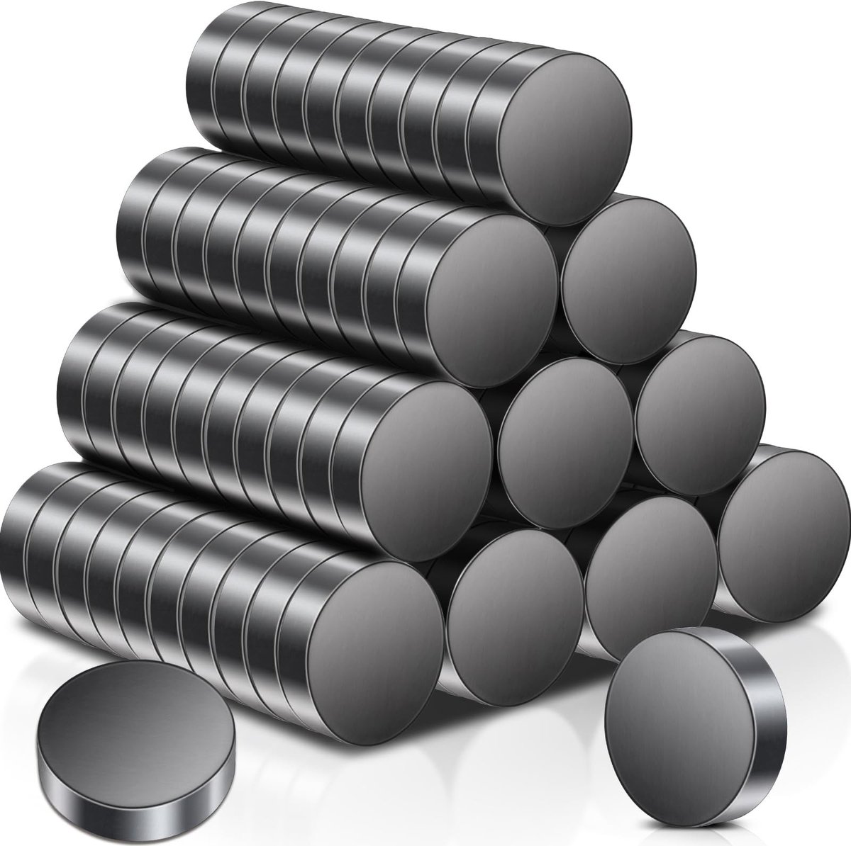 BRENZOOS- Magneten 100 Stuks - Sterke Ferriet Magneten - Antislip Magneten - Magneten Voor Magneetbord - Magneten Koelkast - Corrosiebestendig - Fridge Magnet