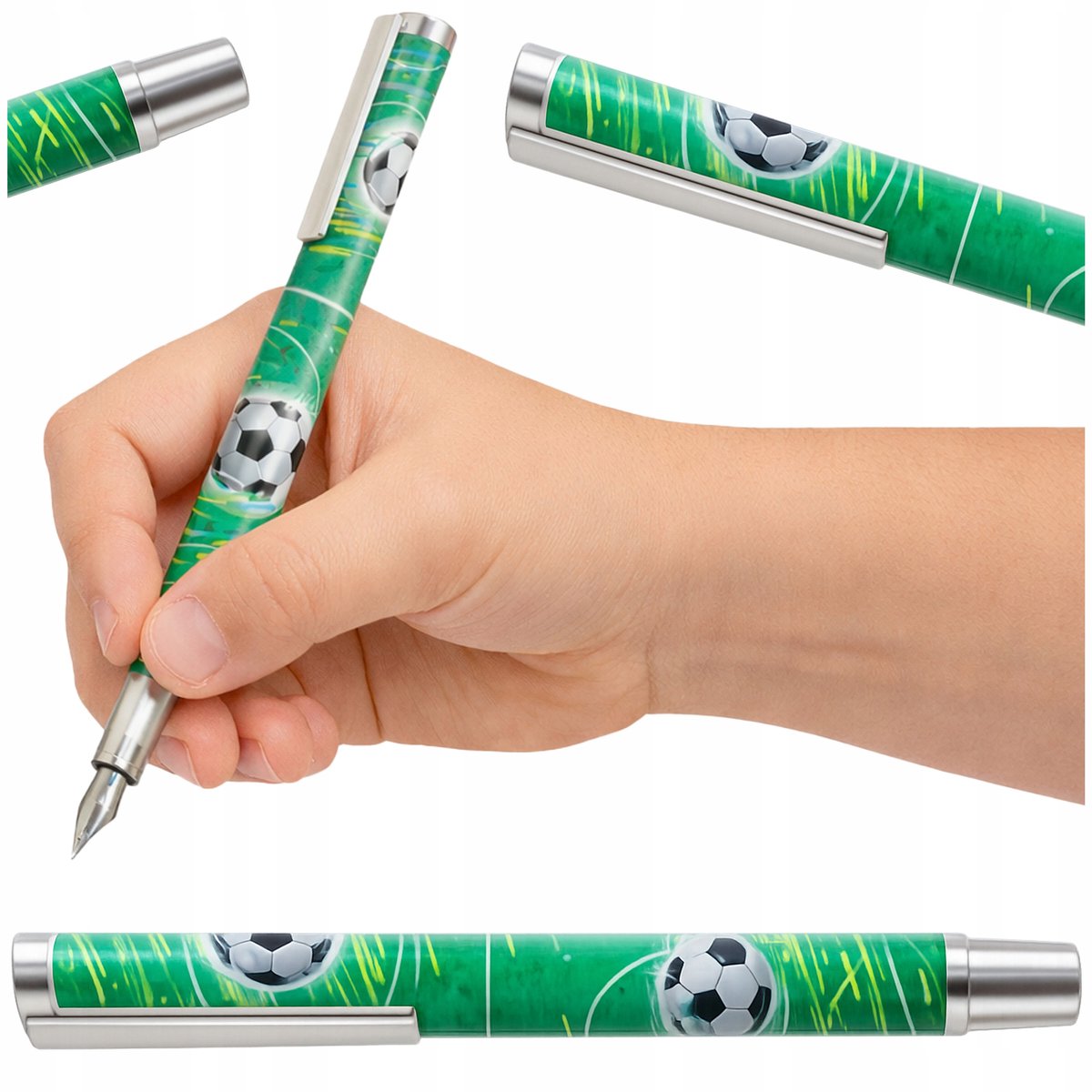 Cresco GO PEN Vulpen met Voetbalprint - Ergonomisch en Hoge Kwaliteit